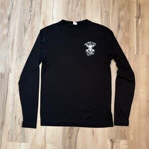 XSmall Small Black Island Life Long Sleeve Top